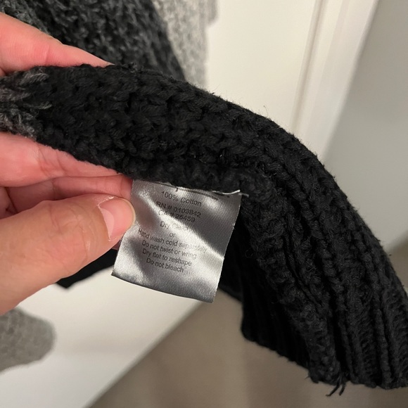 Like-New LINE John + Jenn Chunky Colorblock Cardi, XS - Picture 6 of 6